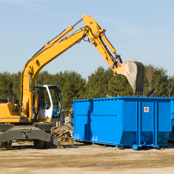 can i choose the location where the residential dumpster will be placed in Sontag Mississippi